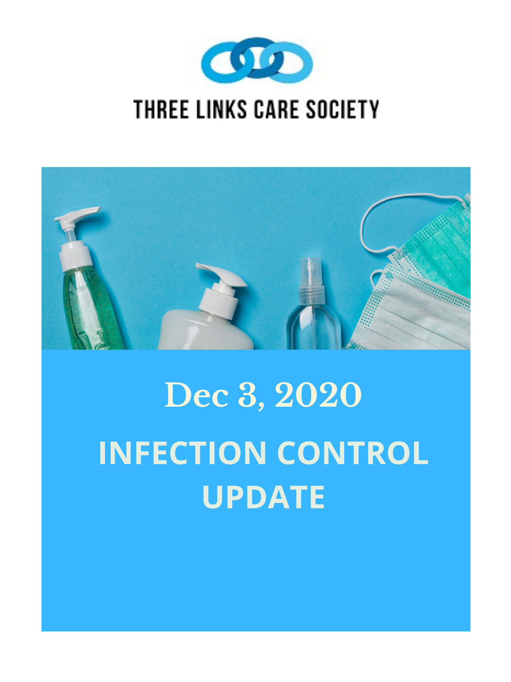 Infection Control Dec 3, 2020 | Three Links Care Society